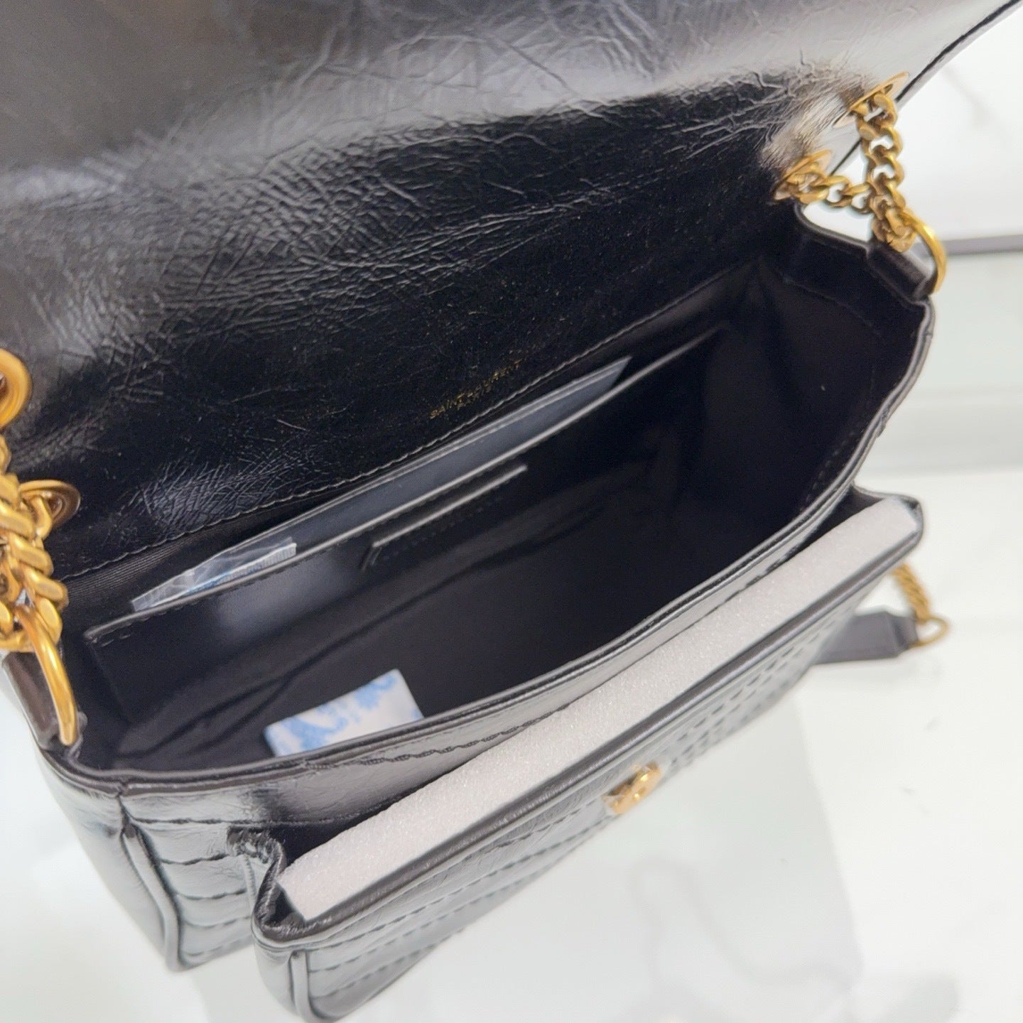 Black Leather Niki Shoulder Bag - Level 5