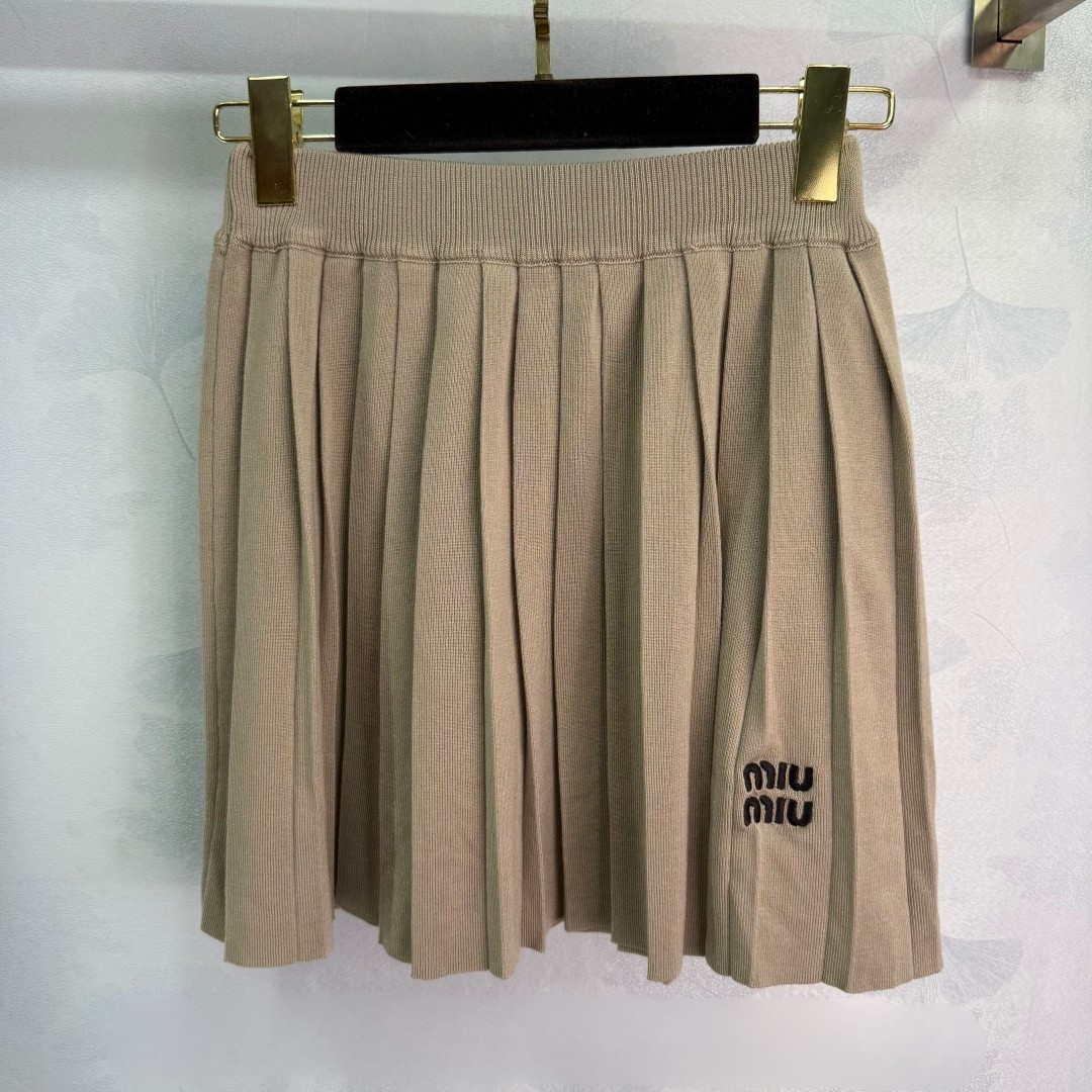 Knit Tank Top Mini Skirt Set