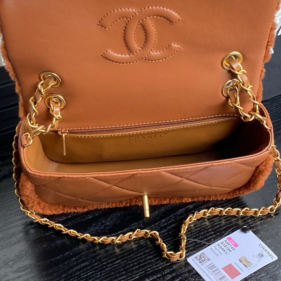 Shearling Flap Bag CNL - Level 5