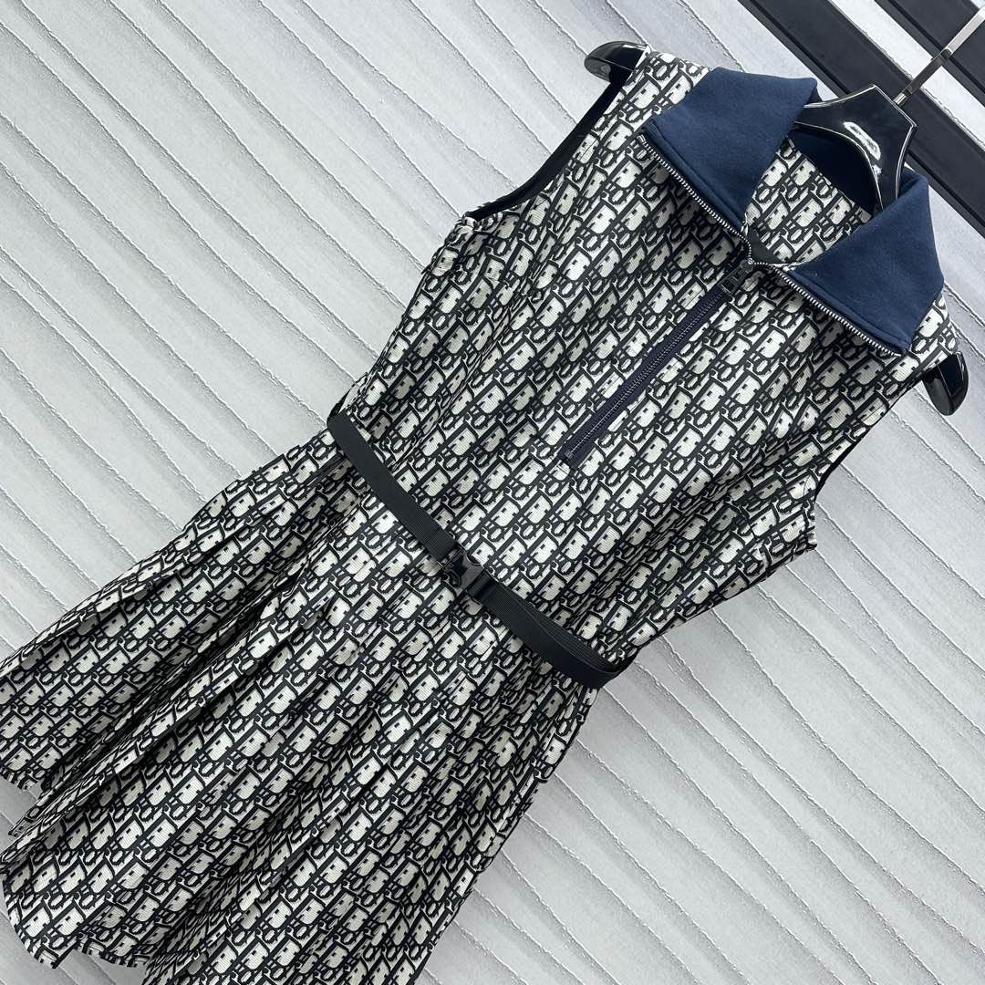 Belted Christian Oblique Dress