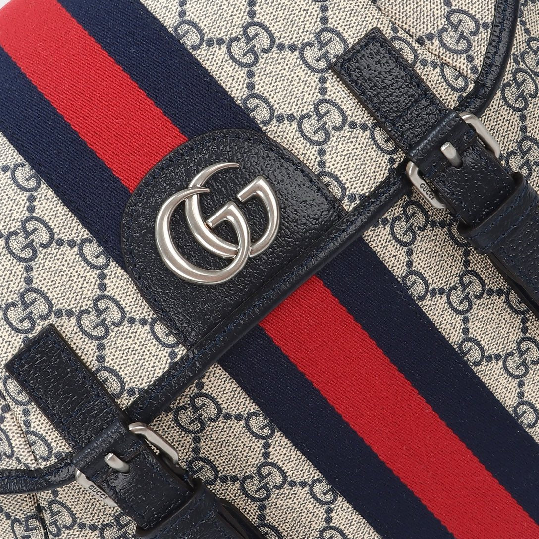 Black Ophidia Canvas & Leather Backpack - Level 5