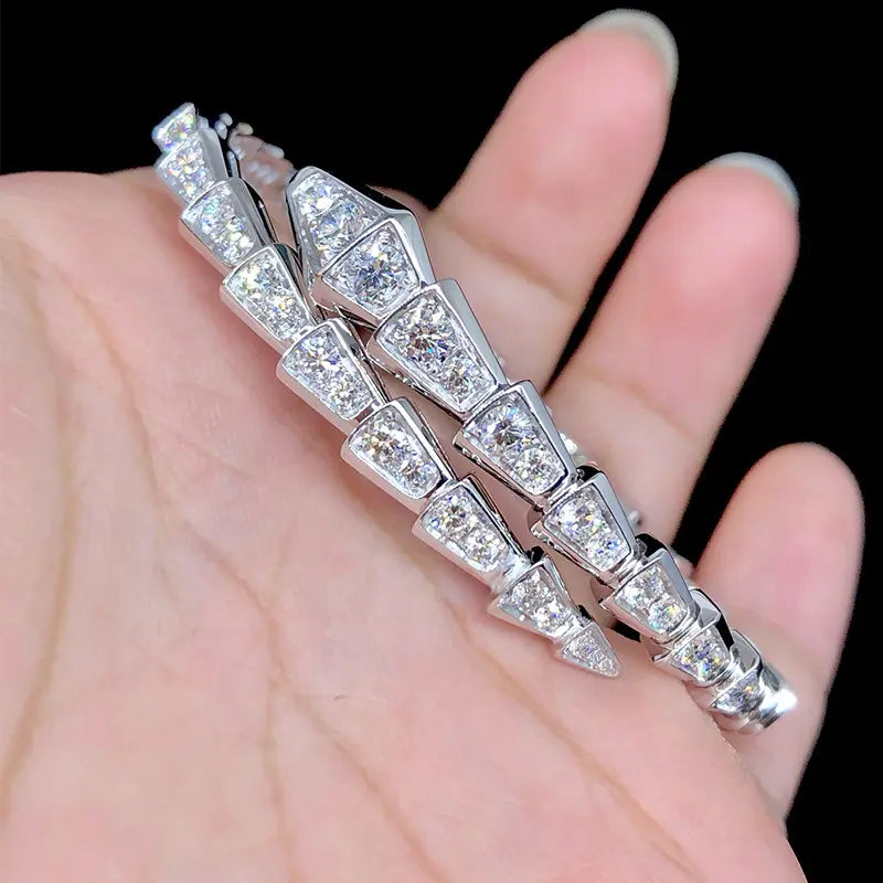 Serpenti VVS1 Moissanite Snake Bracelet