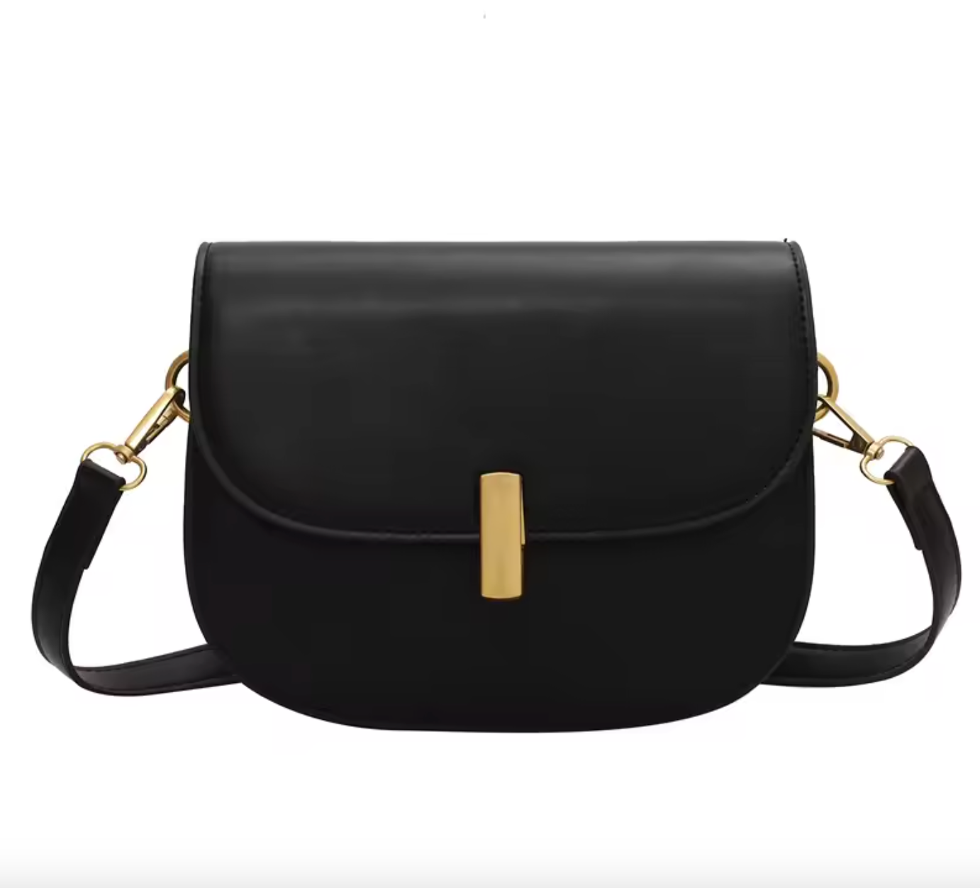 Smooth Leather Shoulder Bag