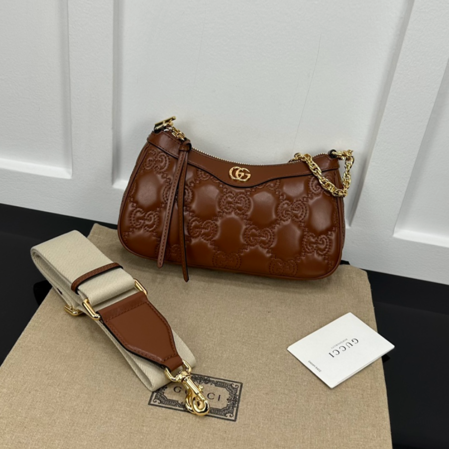 Quilted Leather Shoulder Bag GCI - Level 5