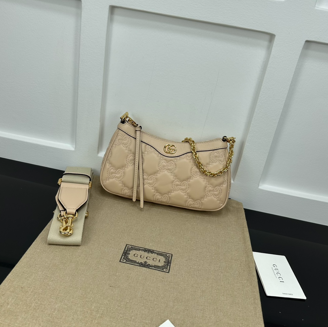 Quilted Leather Shoulder Bag GCI - Level 5
