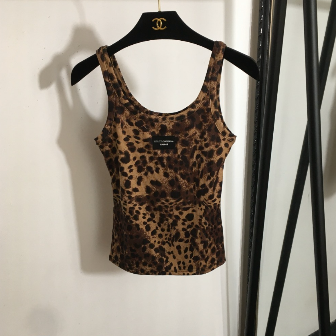 Leopard Knit Tank Top
