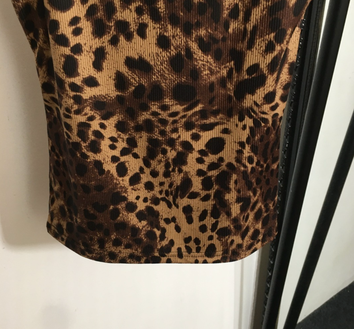 Leopard Knit Tank Top