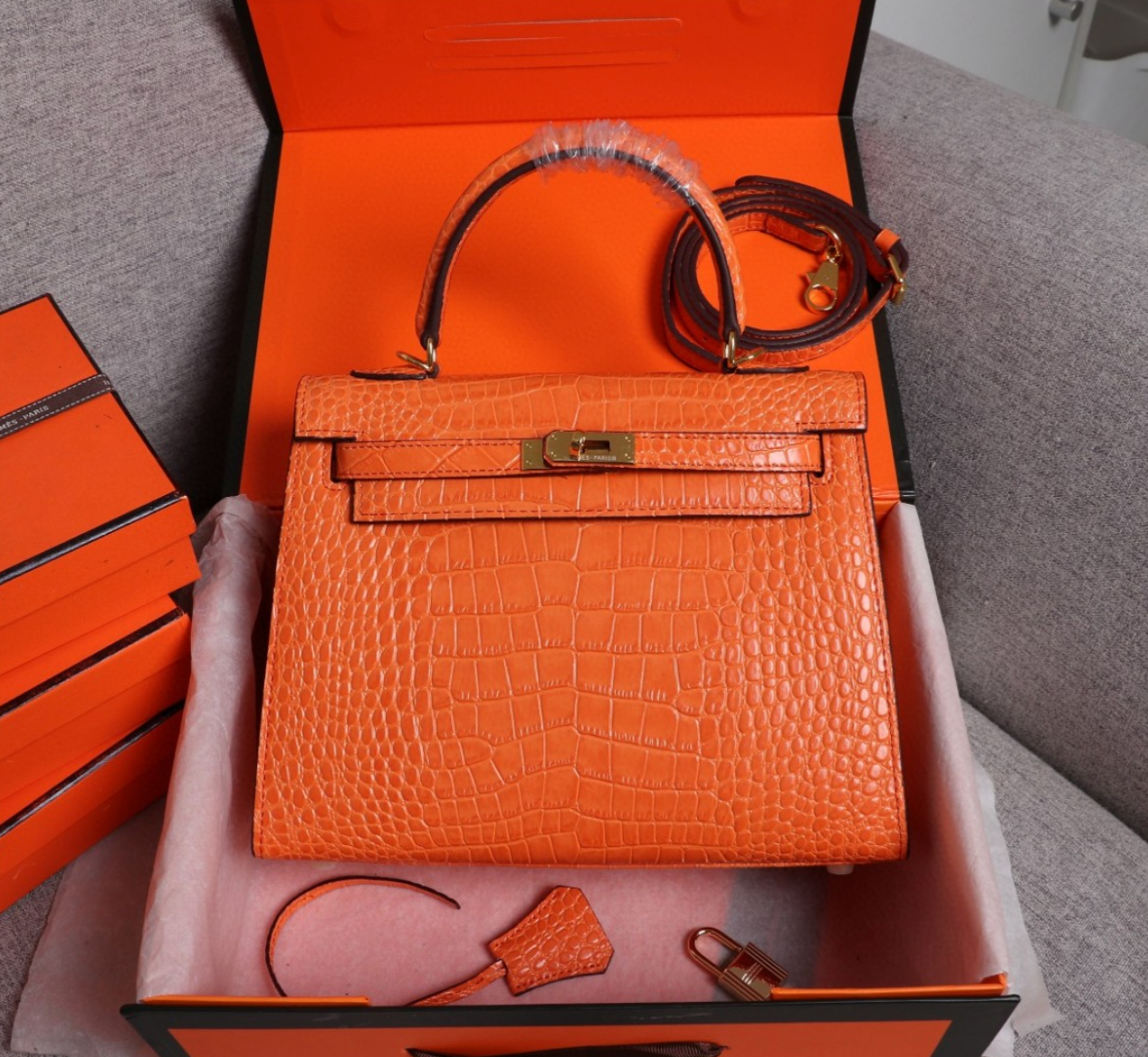Kelly 25 Crocodile Bag - Level 3
