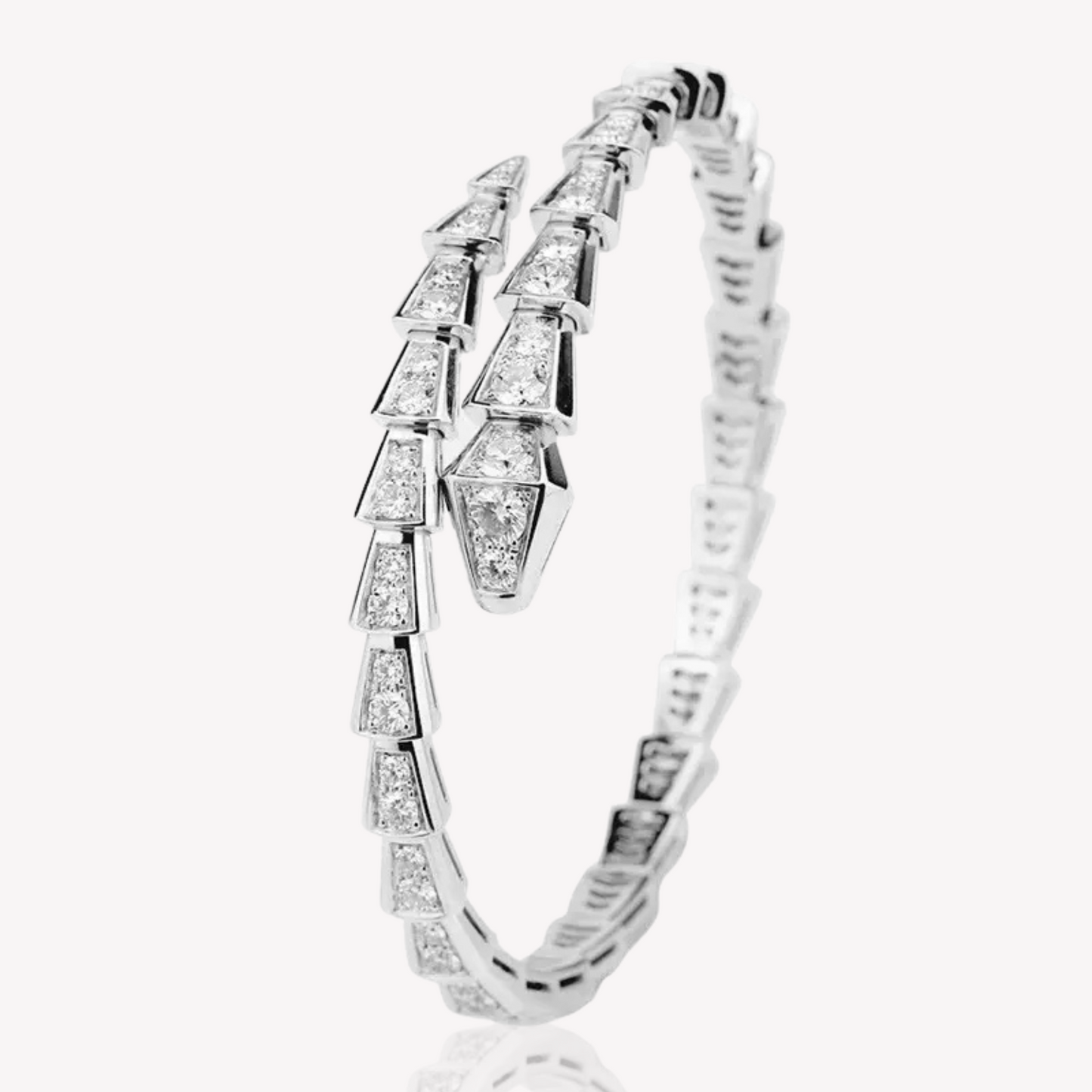 Serpenti VVS1 Moissanite Snake Bracelet