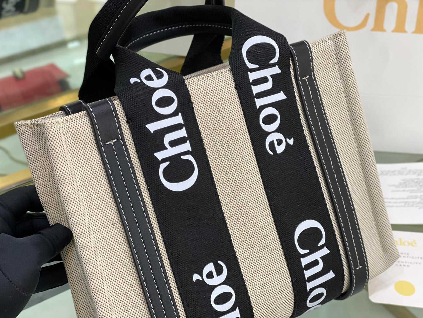 Small Woody Tote Black - Level 5