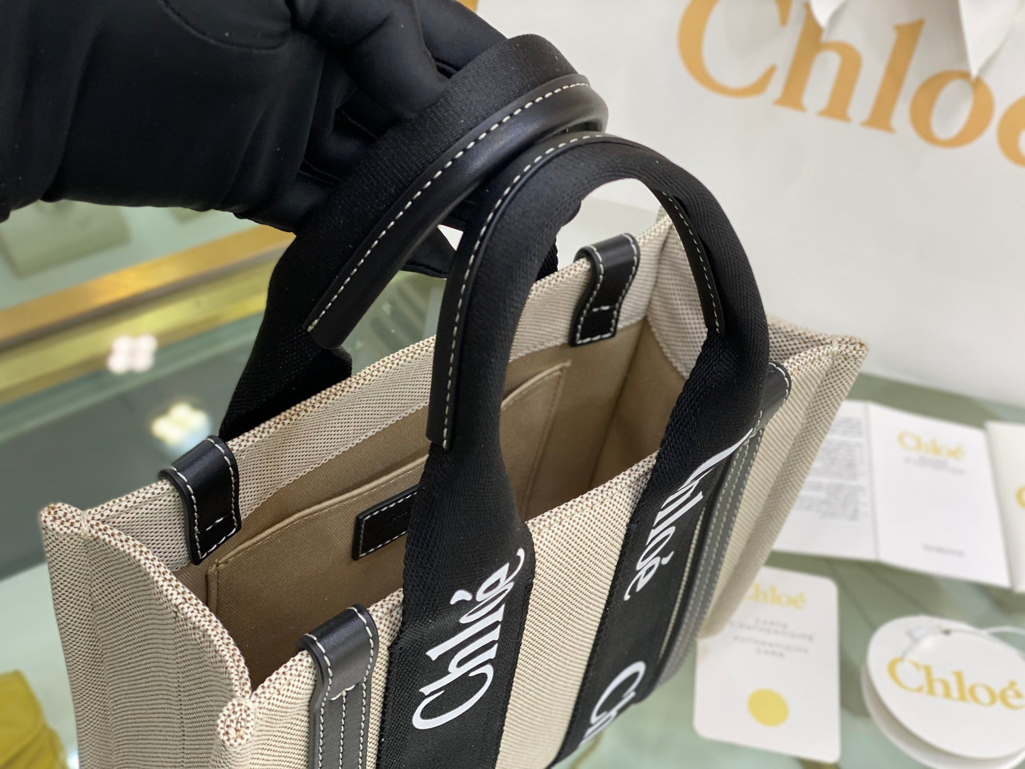 Small Woody Tote Black - Level 5