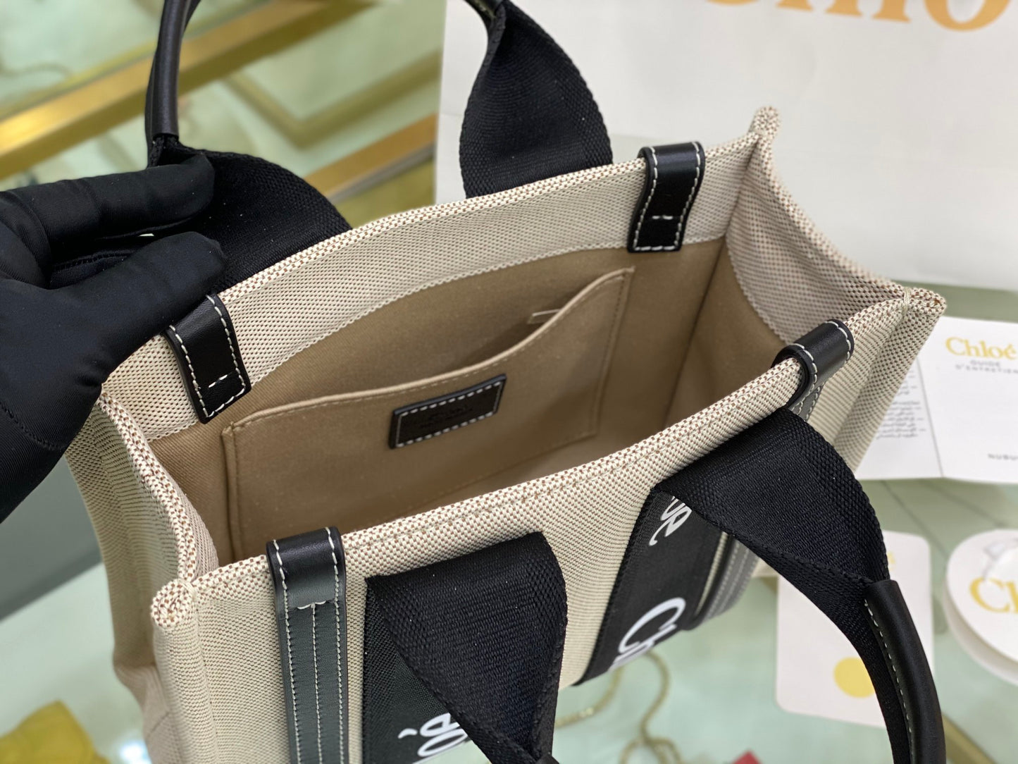 Small Woody Tote Black - Level 5