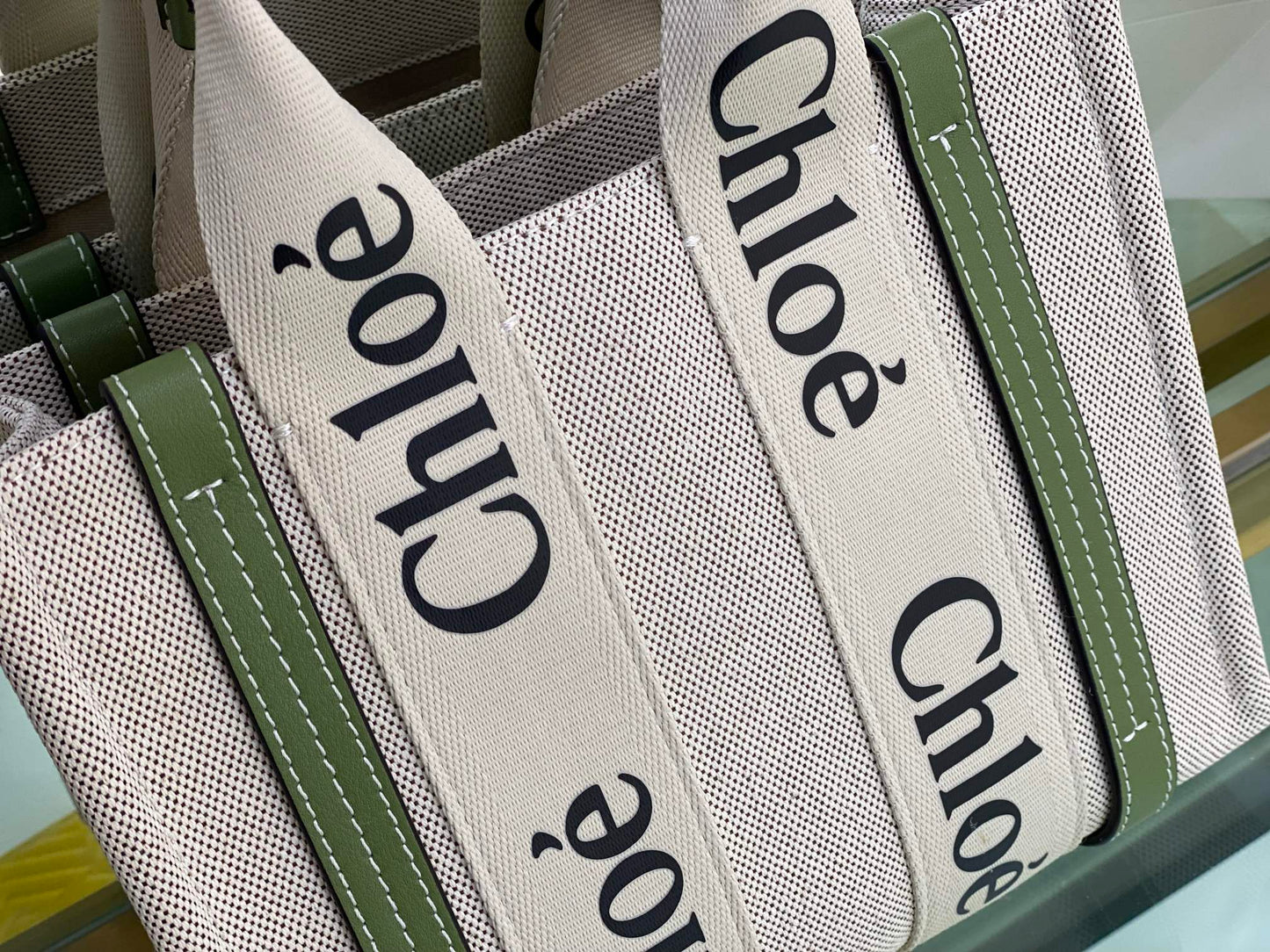 Small Woody Tote Green - Level 5