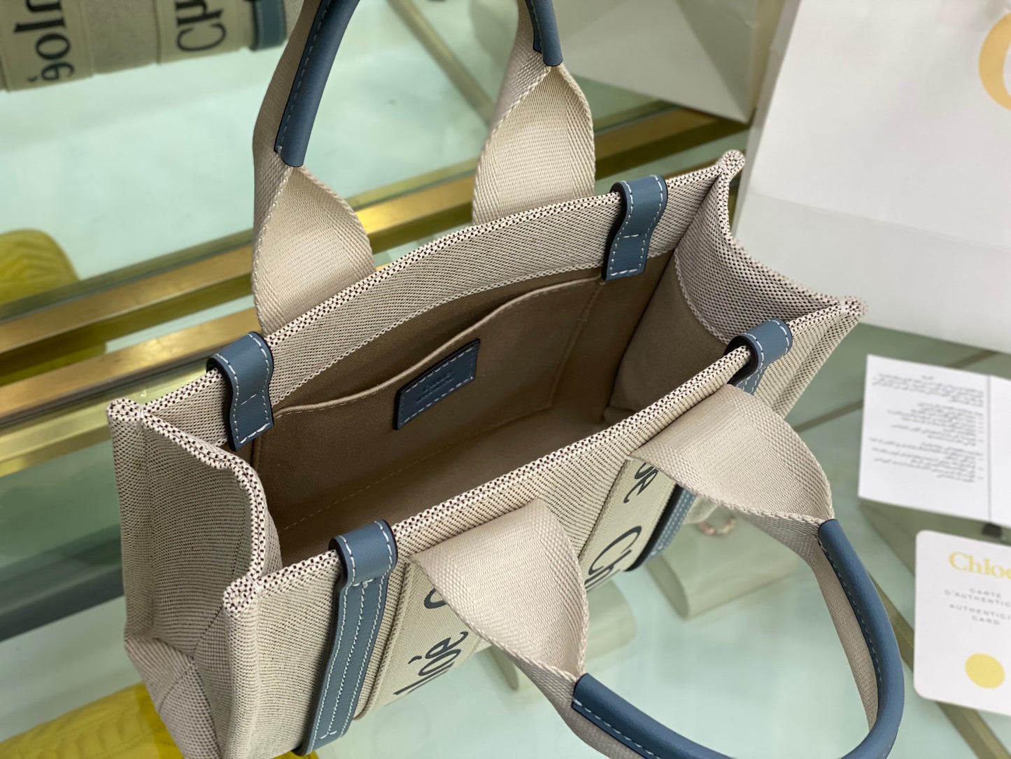 Small Woody Tote Light Blue - Level 5