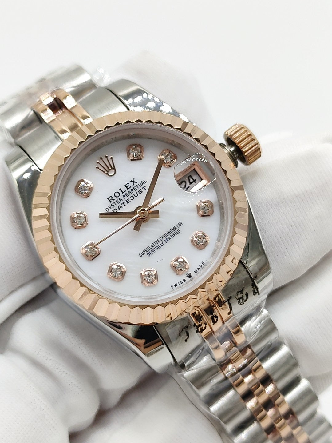 Datejust Ladies Watch Rose Gold Two-Tone Jubilee 26mm RLX - Level 3