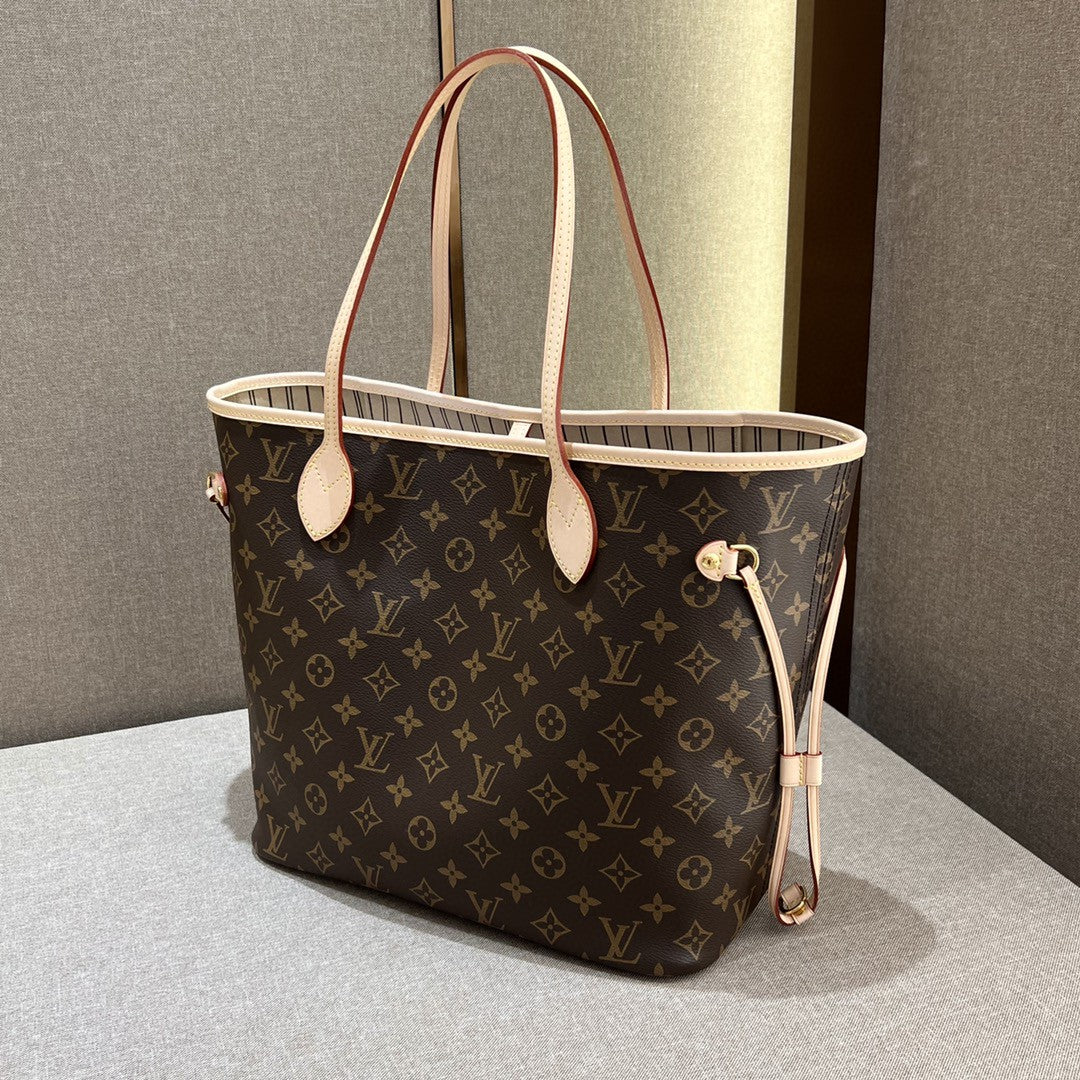 Neverfull MM Brown Mono & Beige - Level X