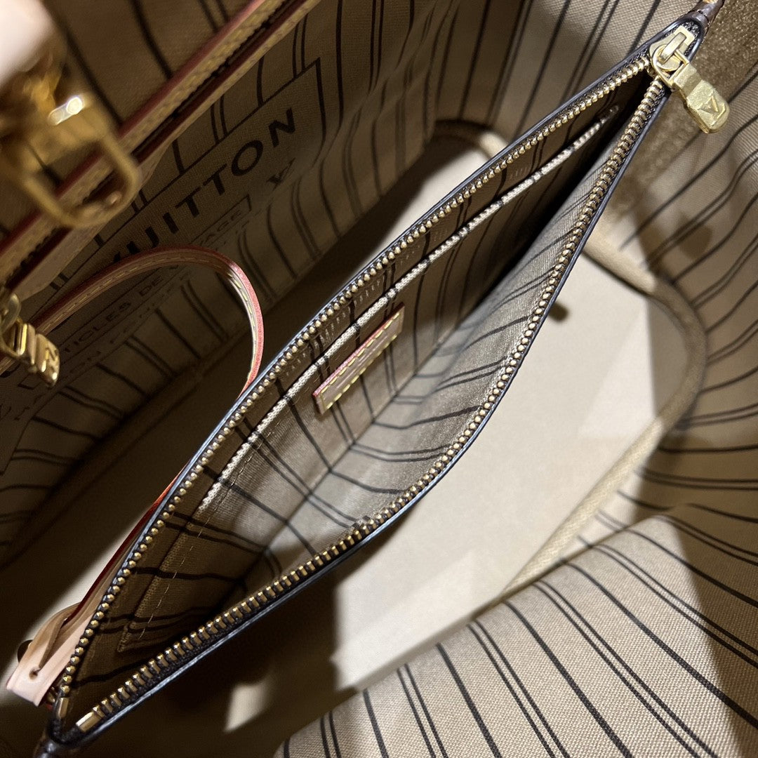 Neverfull MM Brown Mono & Beige - Level X