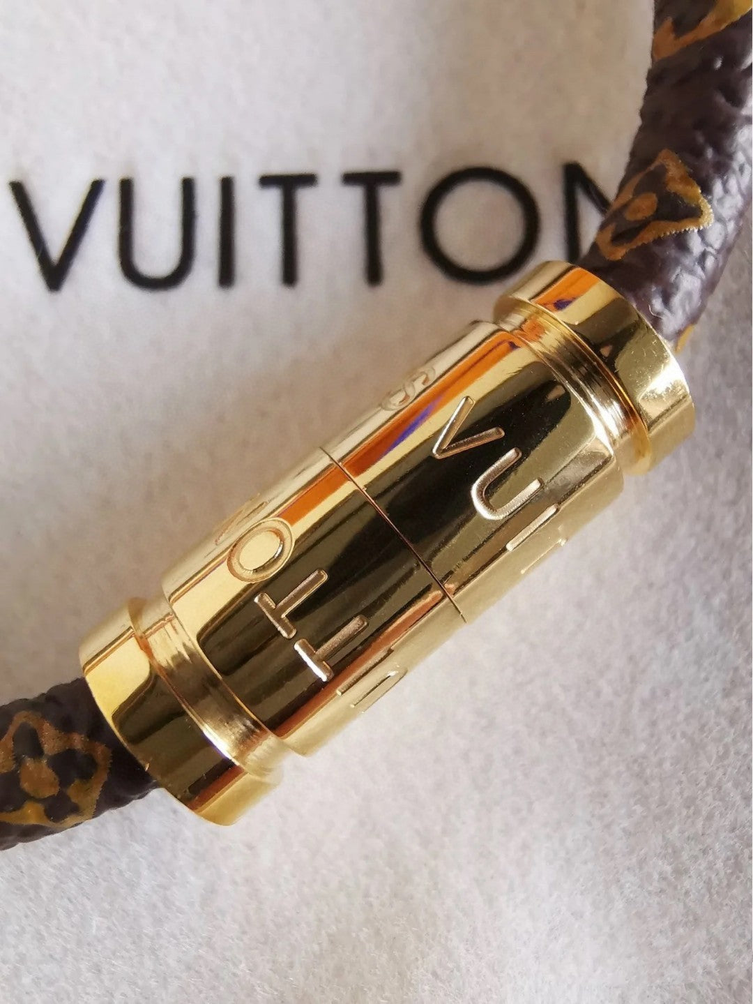 Confidential Canvas Bracelet