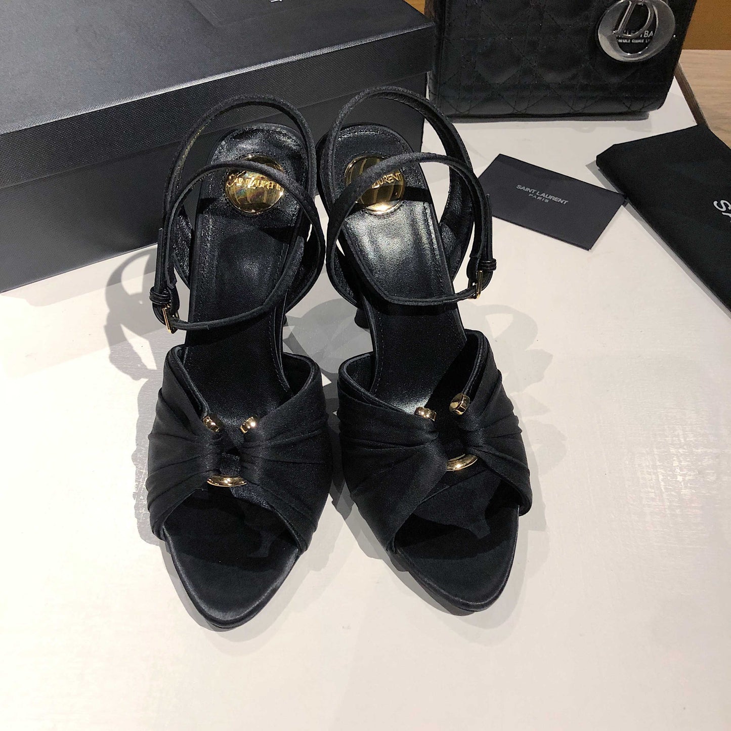 Black Lola Sandals
