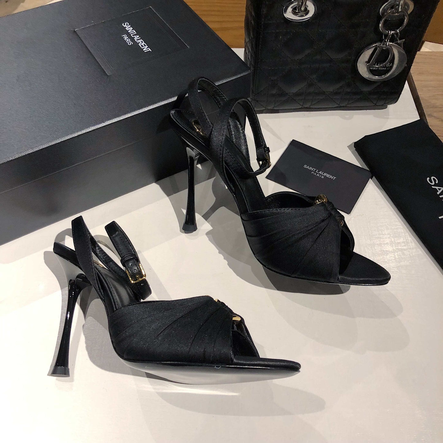 Black Lola Sandals