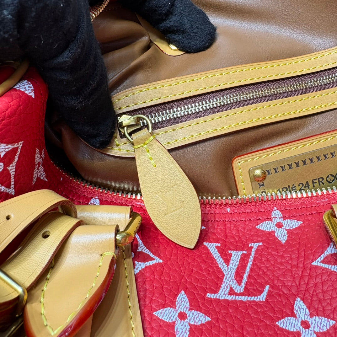 P9 Speedy 30 Bandouliere Red Leather - Level 5