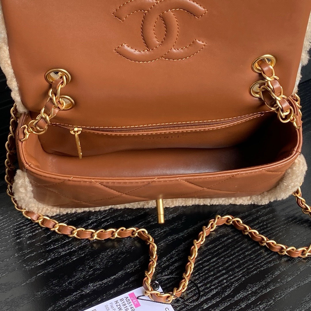 Shearling Flap Bag CNL - Level 5