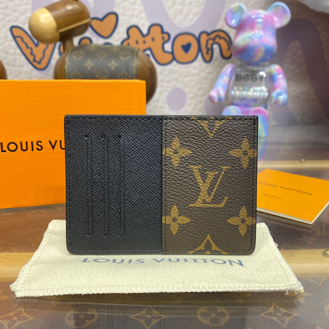 Neo Card Holder Black & Brown LOU - Level 5
