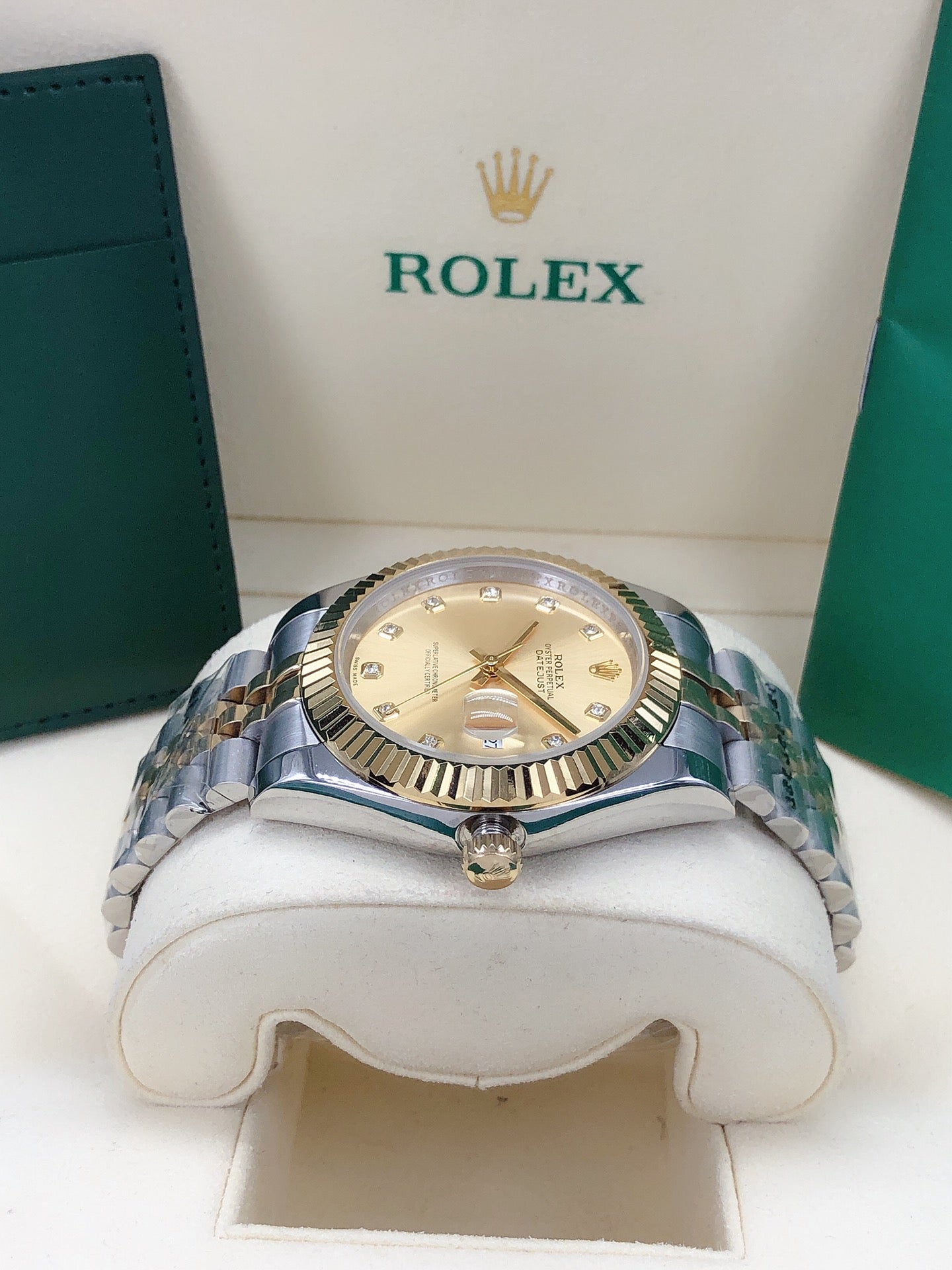Jubilee Datejust Watch Gold Two-Tone 41mm RLX - Level 3