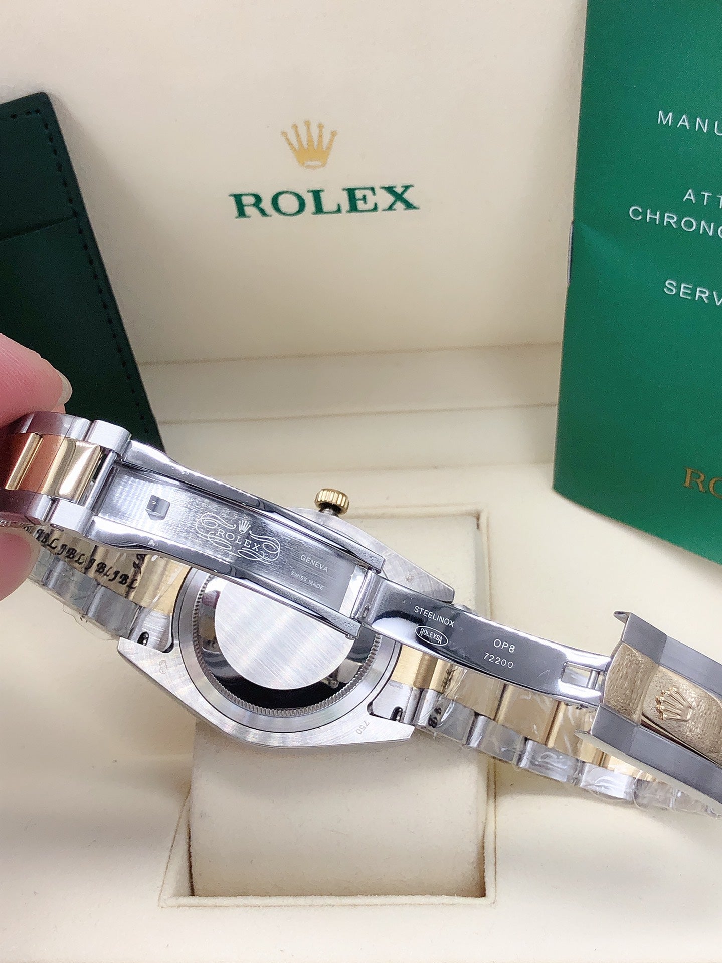 Oyster Datejust Watch Black Two-Tone 41mm RLX - Level 3