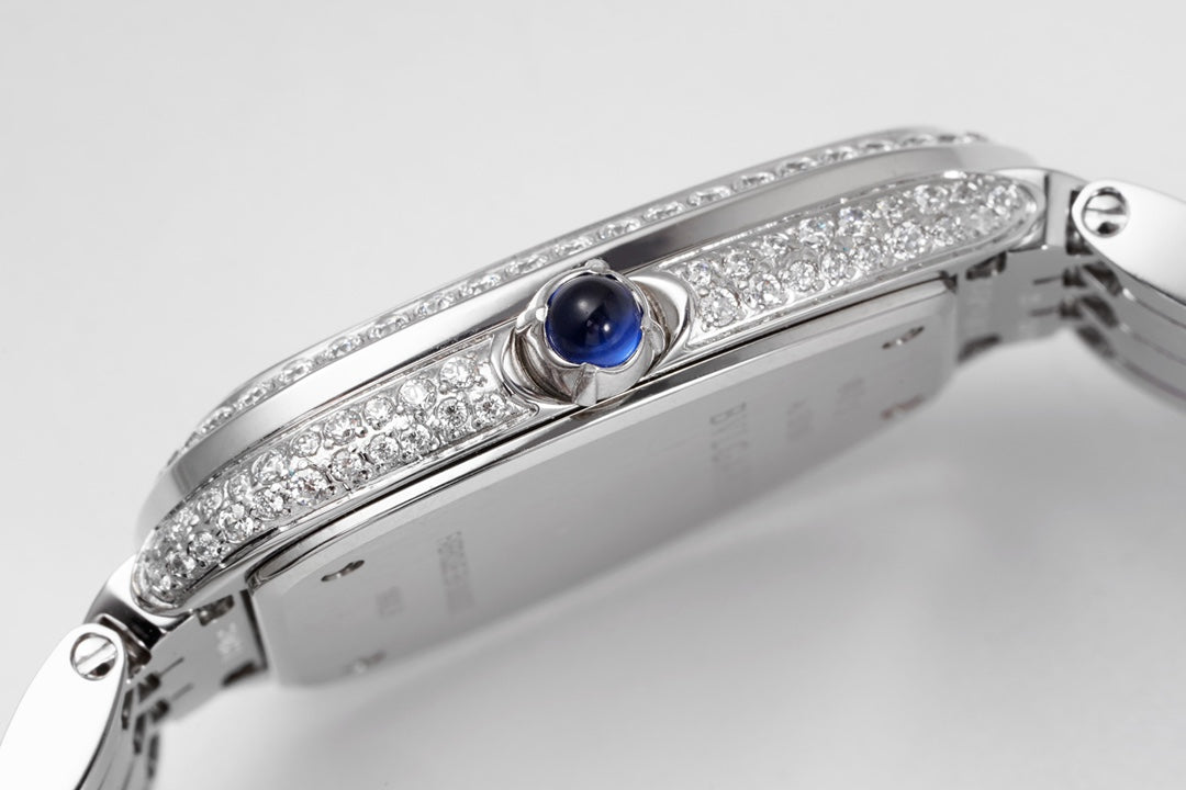 Full Diamond & Blue Seduttori Ladies Watch 33mm - Level 3