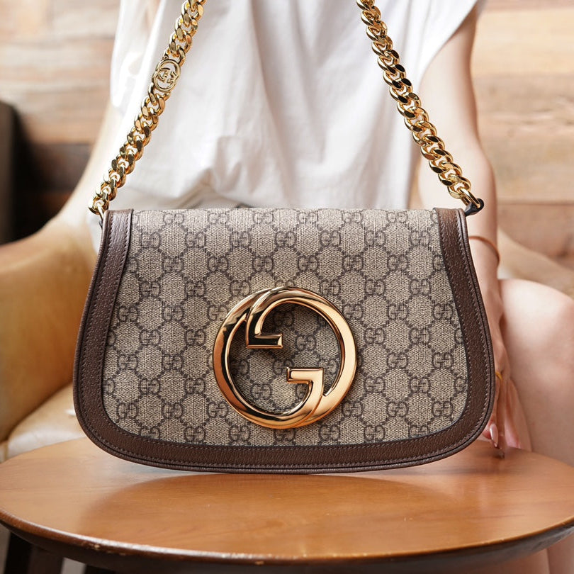 Canvas & Brown Leather Blondie Bag - Level 5