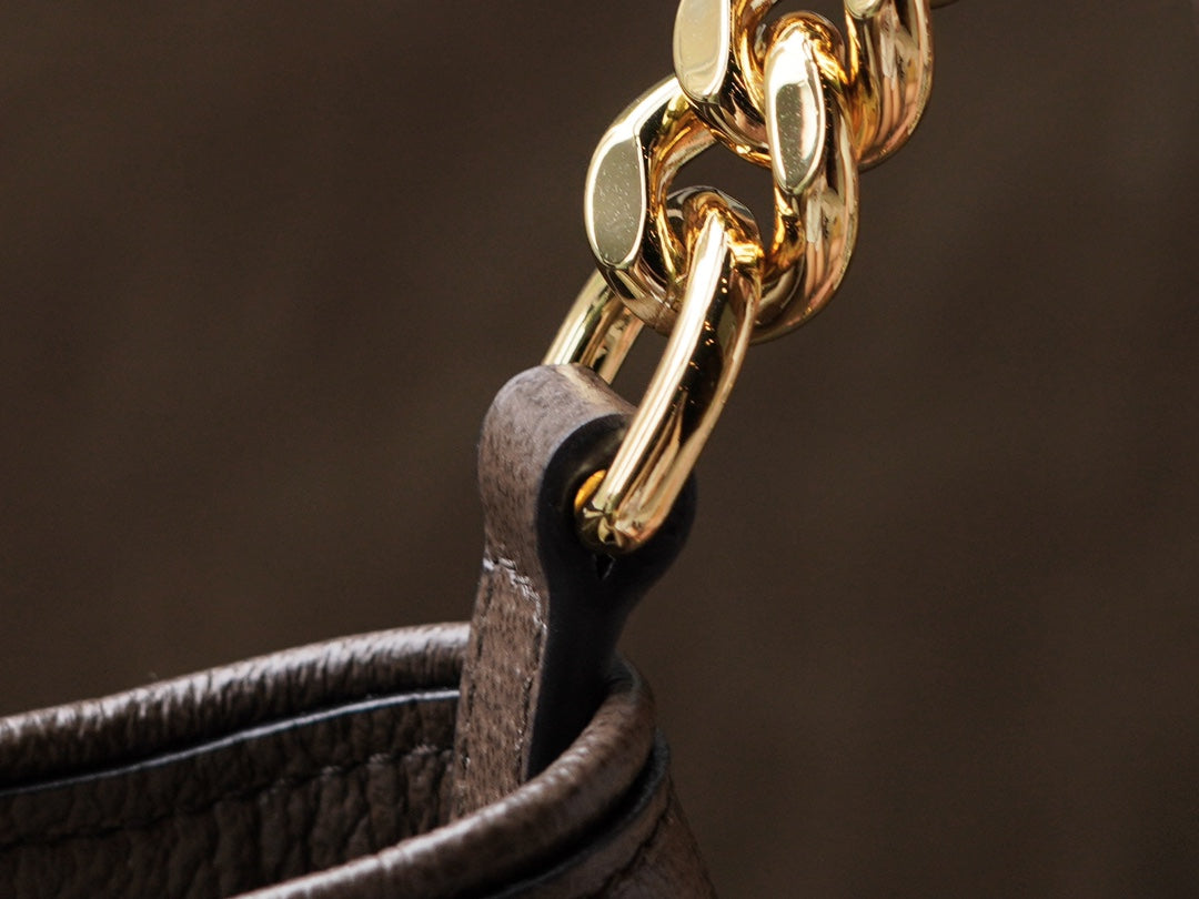 Canvas & Brown Leather Blondie Bag - Level 5