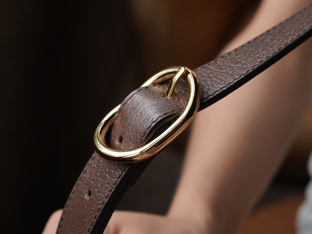 Canvas & Brown Leather Blondie Bag - Level 5