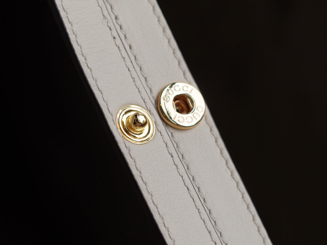 White Leather Blondie Bag - Level 5