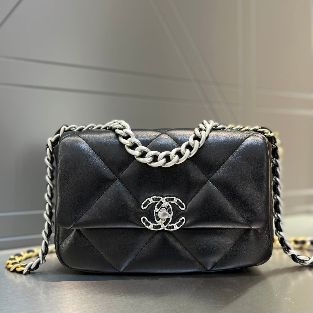 19 Bag Small Black & Silver - Level X