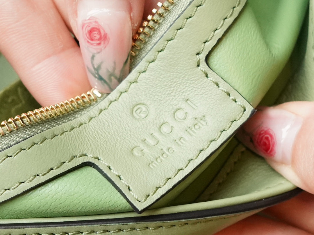 Green Leather Blondie Bag - Level 5