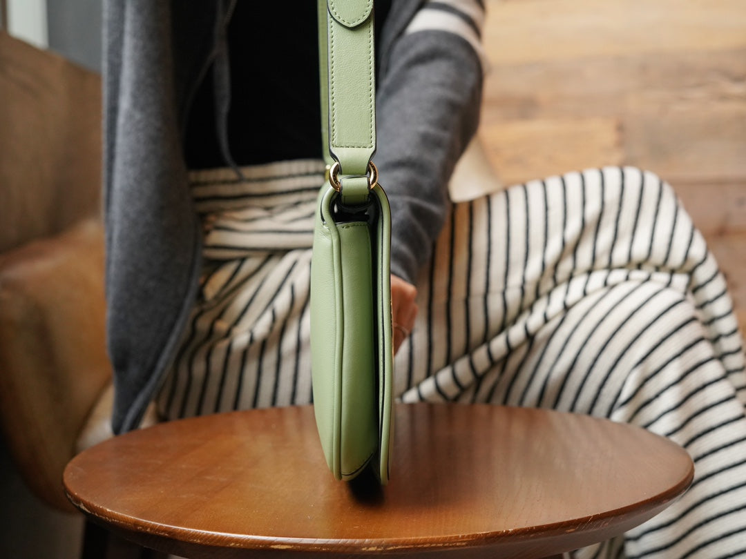 Green Leather Blondie Bag - Level 5