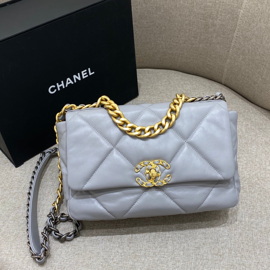 19 Bag Small Light Grey - Level X