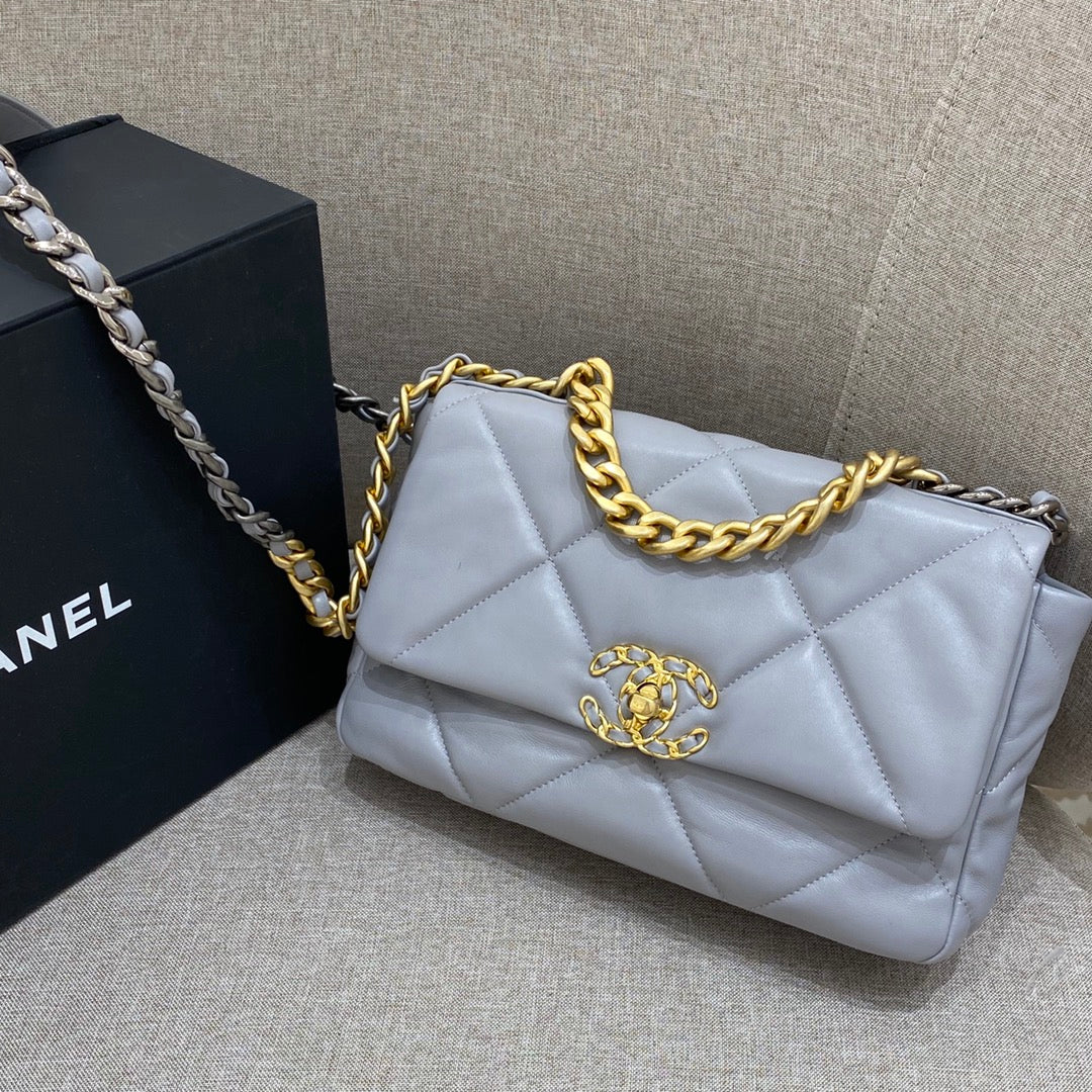 19 Bag Small Light Grey - Level X