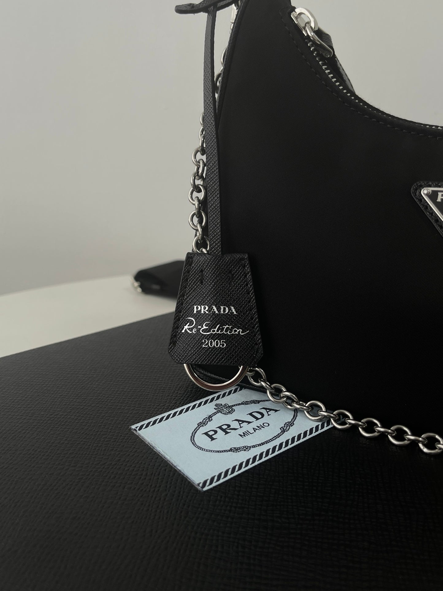 Black Nylon Re-Edition Bag - Level 5