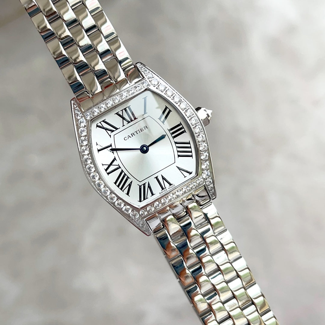 Tortue Ladies Watch Crystal Bezel Silver CTR - Level 3