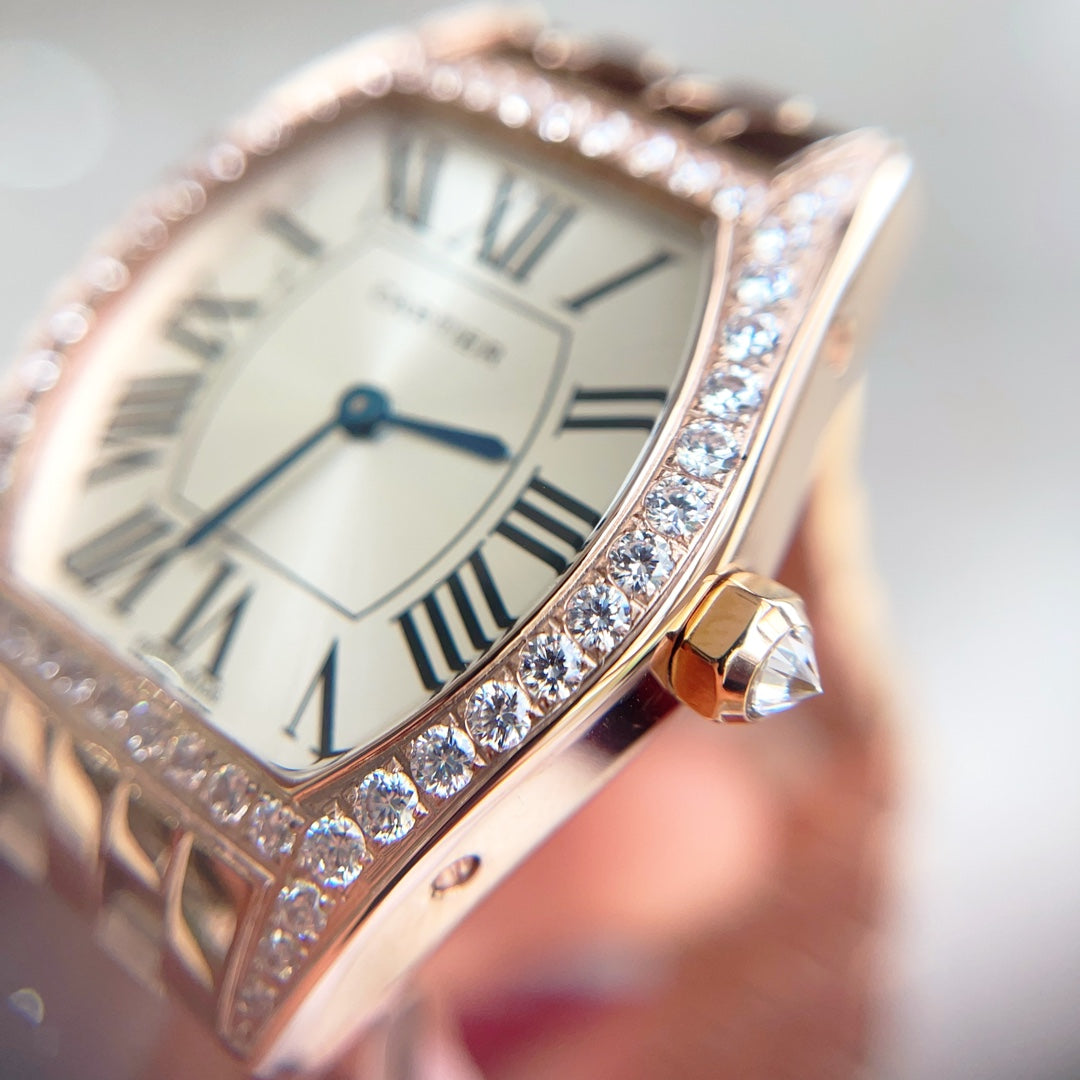 Tortue Ladies Watch Crystal Bezel Rose Gold CTR - Level 3