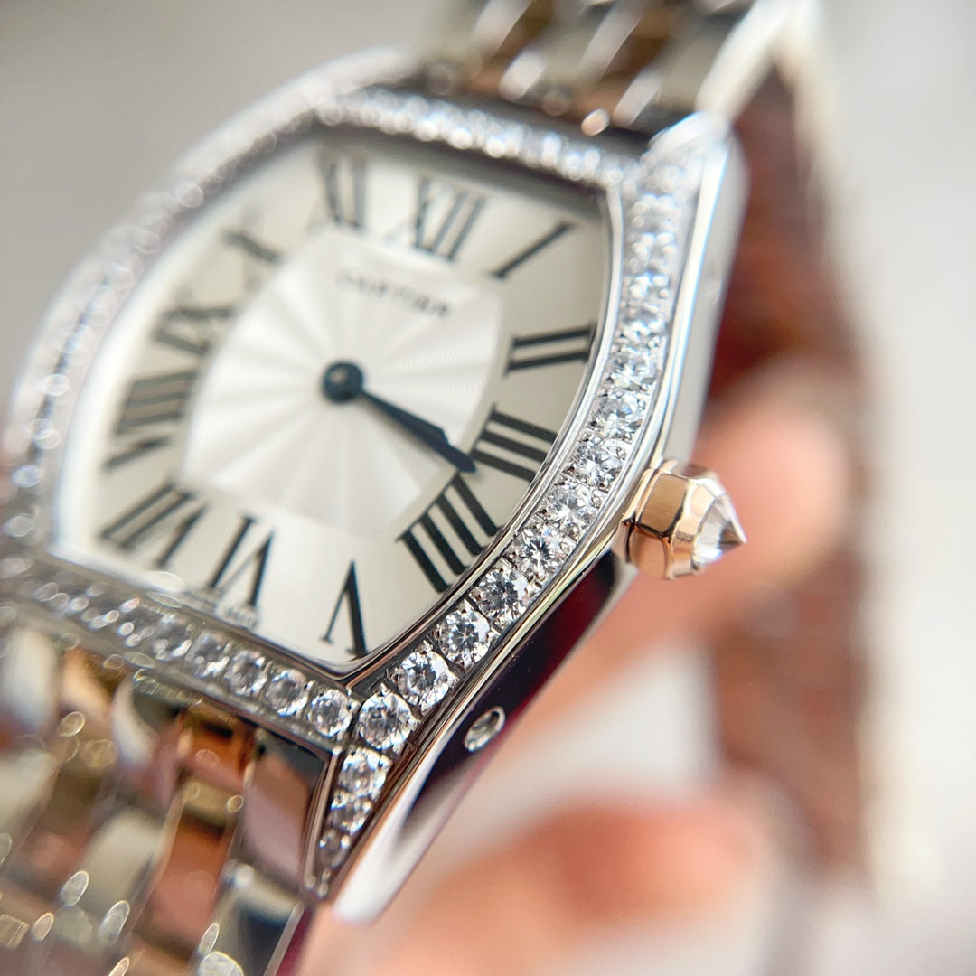 Tortue Ladies Watch Crystal Bezel Two-Tone Rose Gold CTR - Level 3