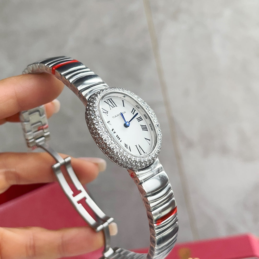 Baignoire Ladies Watch Silver 25mm CTR - Level 3