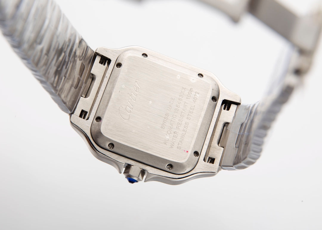 Santos Steel Watch Silver 39mm CTR - Level 3