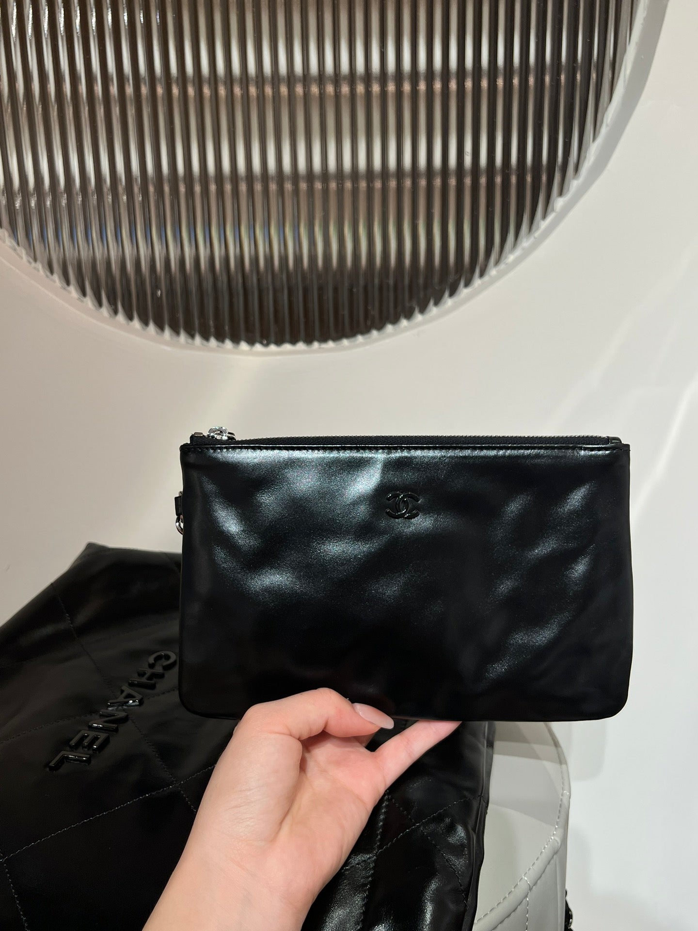 22 Bag Small Black & Black Lambskin Leather - Level X