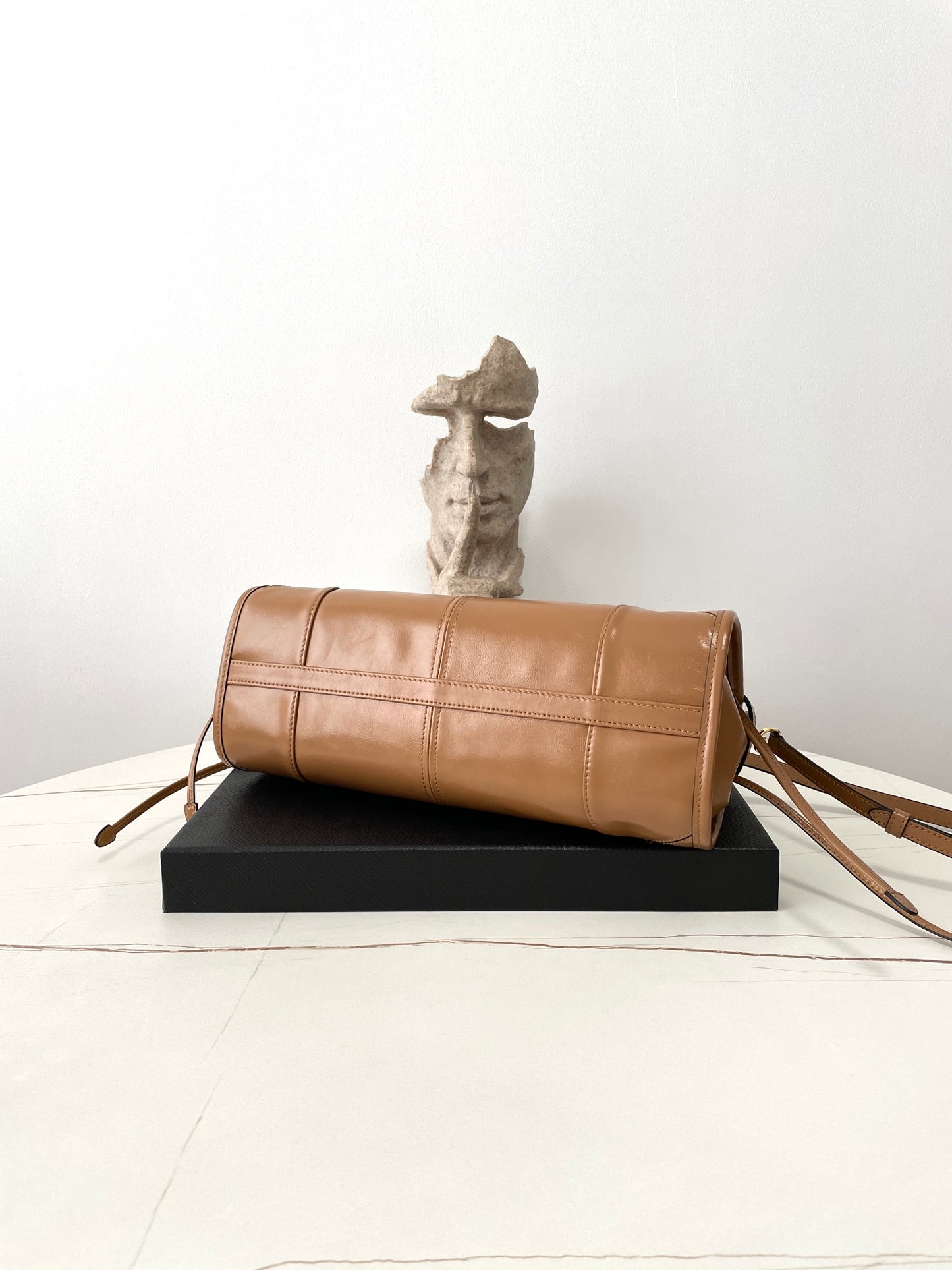 Bonnie Medium Leather Bag Brown - Level 5