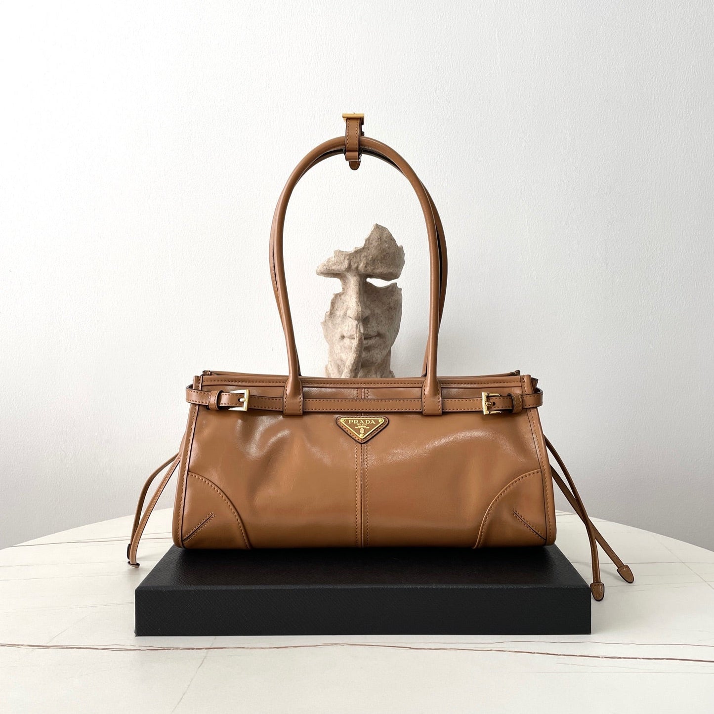 Bonnie Medium Leather Bag Brown - Level 5