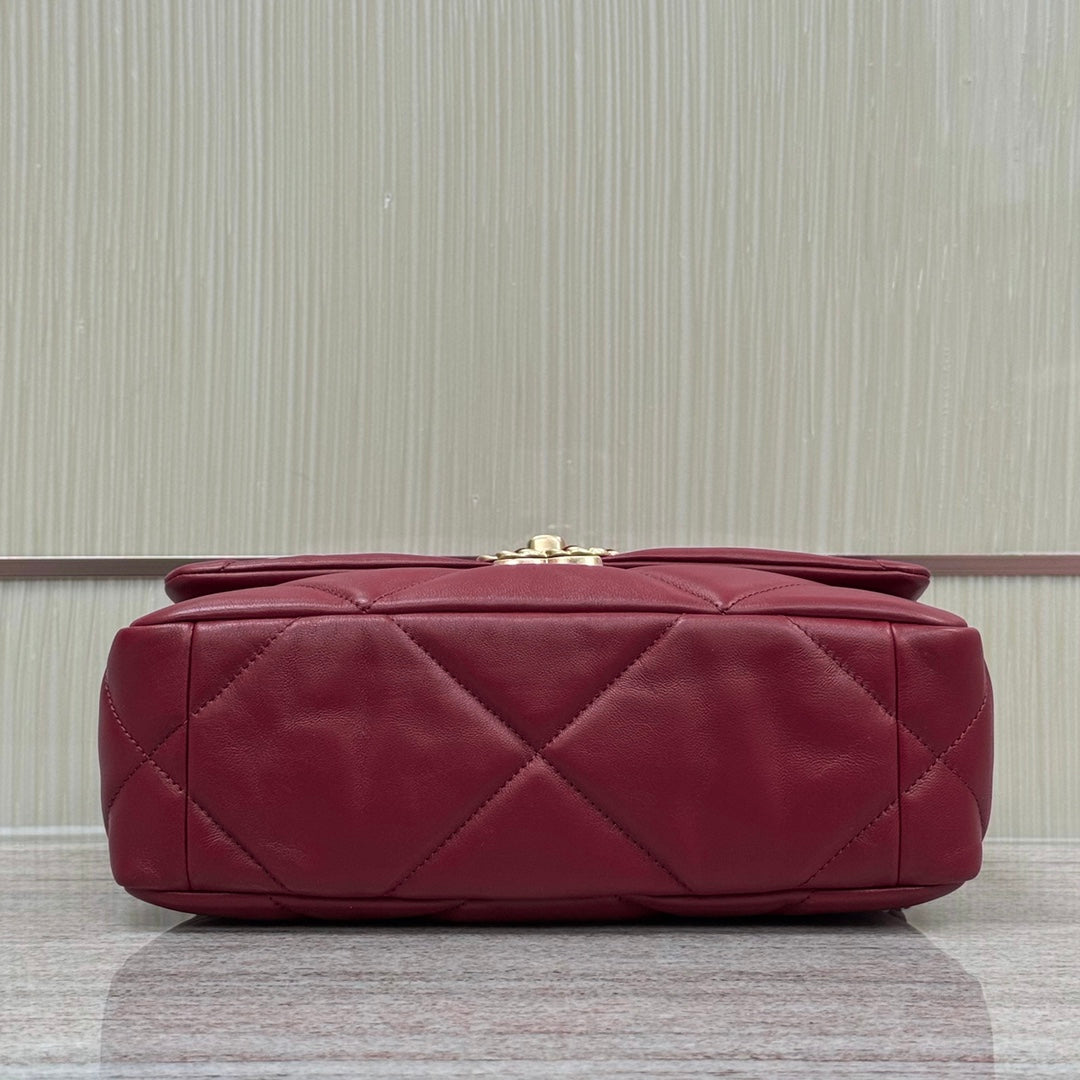 19 Bag Small Maroon Red CNL - Level X