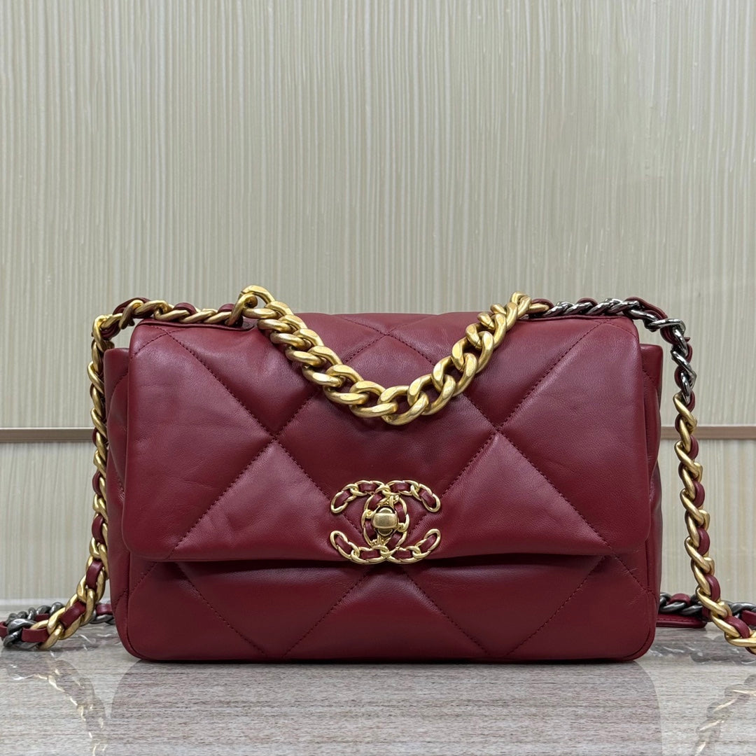 19 Bag Small Maroon Red CNL - Level X